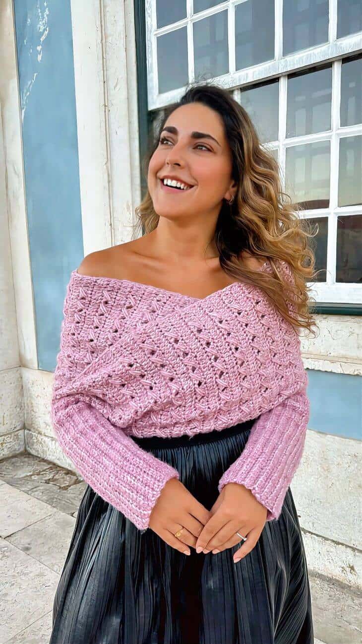 Wrap Scarf with Sleeves