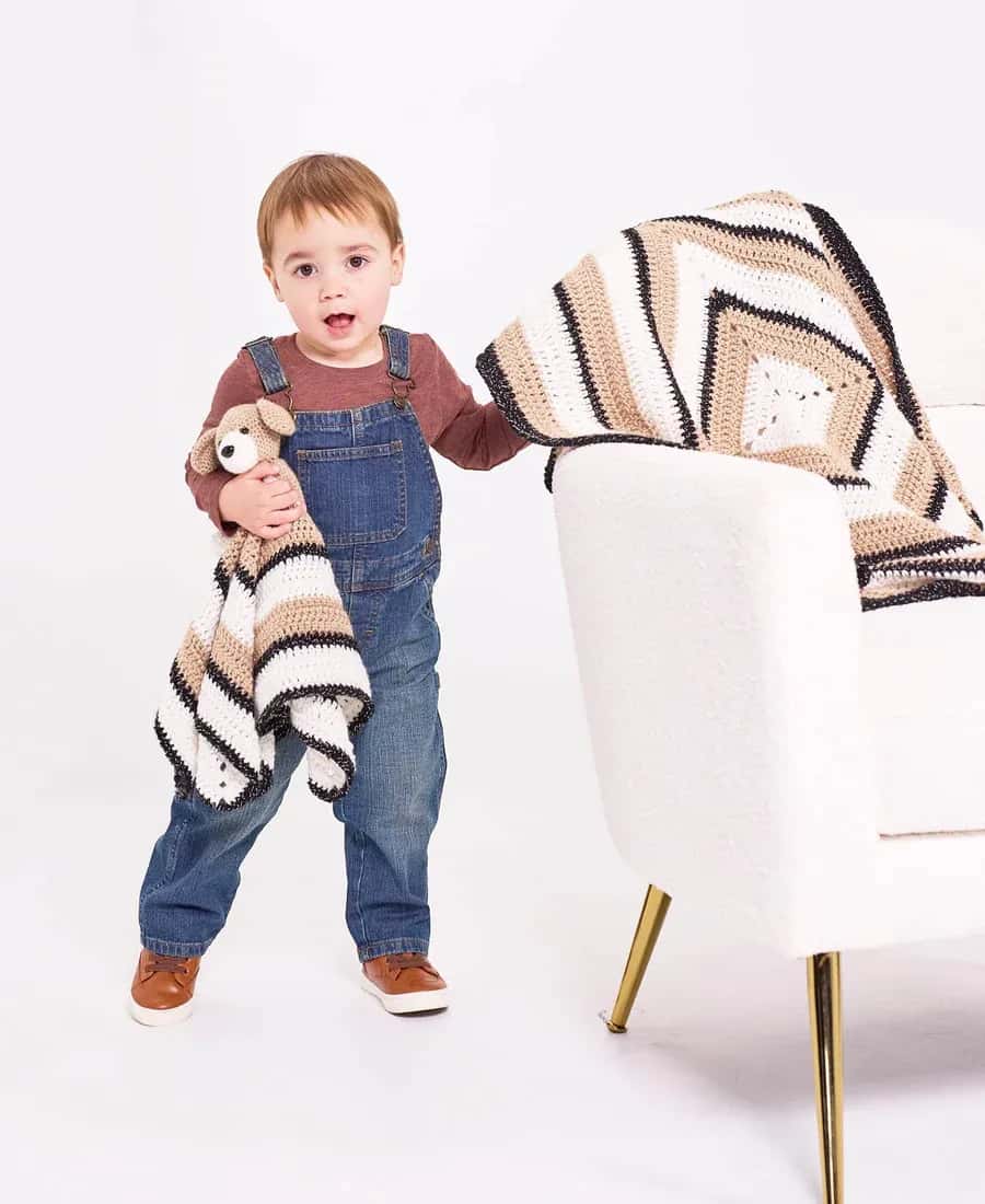 Baby Blanket and Lovey Set