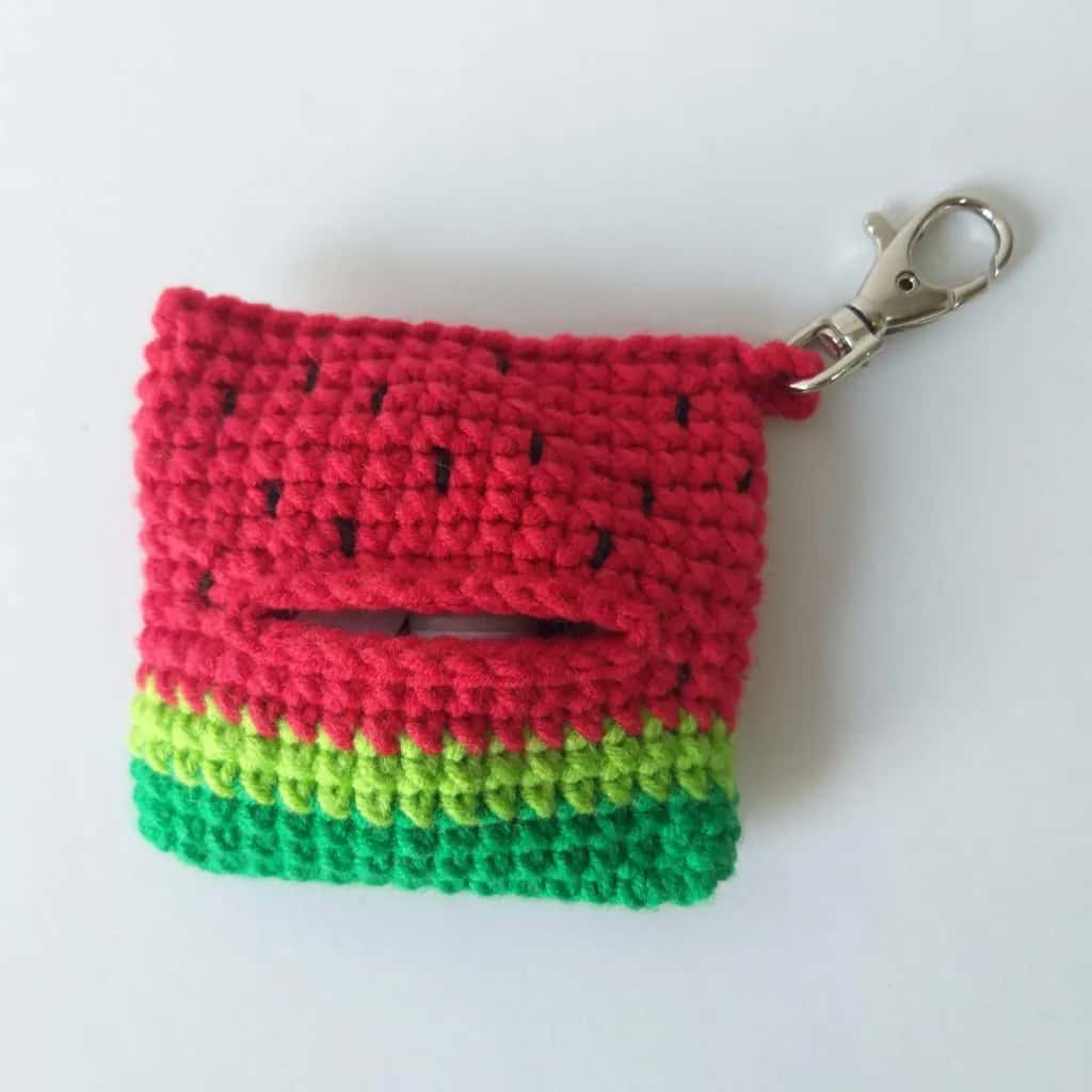 Watermelon Crochet Headphone Case thumb 2
