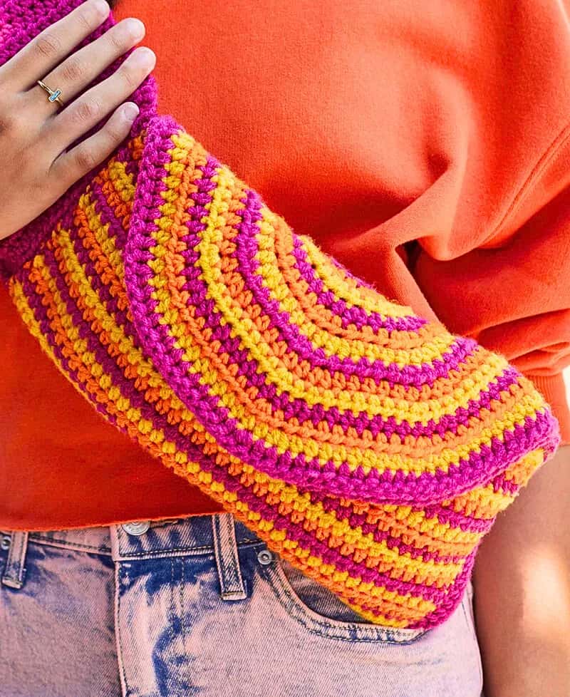 Angela Crochet Fanny Pack Zero Waste Style